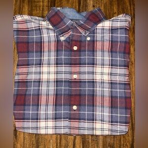 Tommy Hilfiger Jeans Men’s XL Plaid Button-Down Shirt